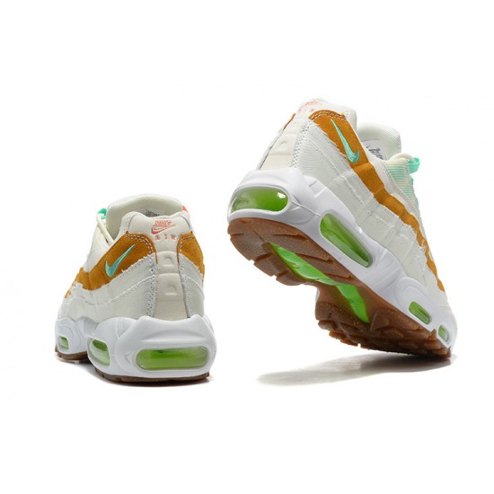 Air Max 95 TT Men Sports Shoes White  Green Brown CZ0154-100 