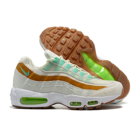 Air Max 95 TT Men Sports Shoes White  Green Brown CZ0154-100 