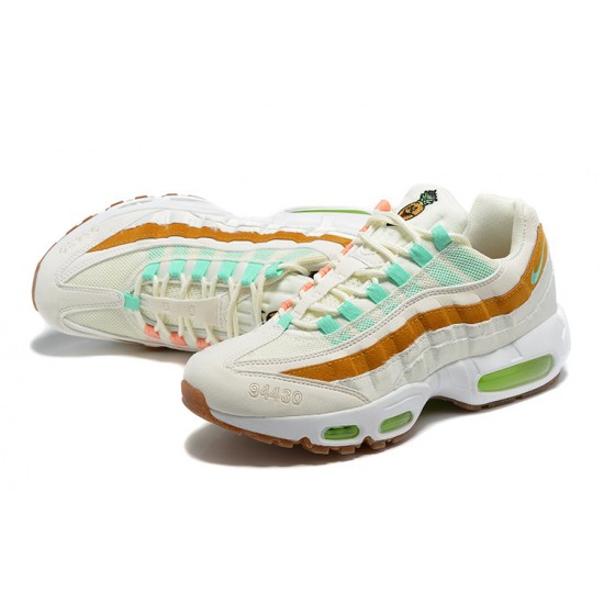 Air Max 95 TT Men Sports Shoes White  Green Brown CZ0154-100 