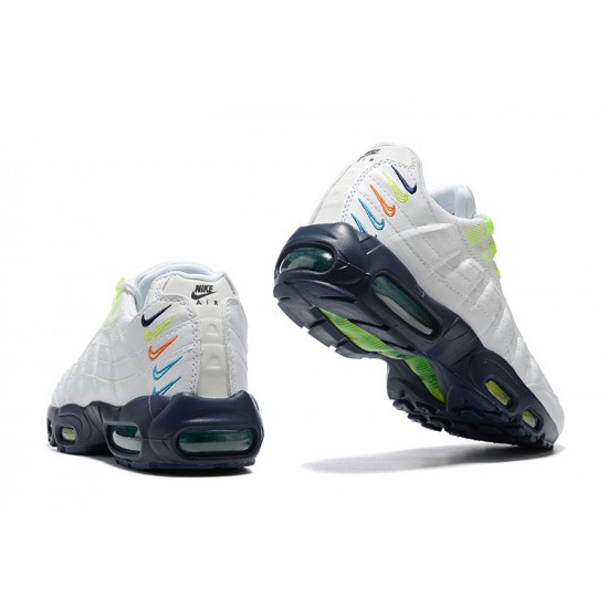 Air Max 95 TT Men Sports Shoes White Blue DX1819-100