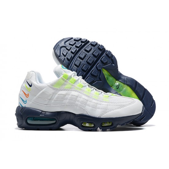 Air Max 95 TT Men Sports Shoes White Blue DX1819-100