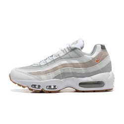 Air Max 95 TT Men Sports Shoes White Grey and Orange DM0011-100 