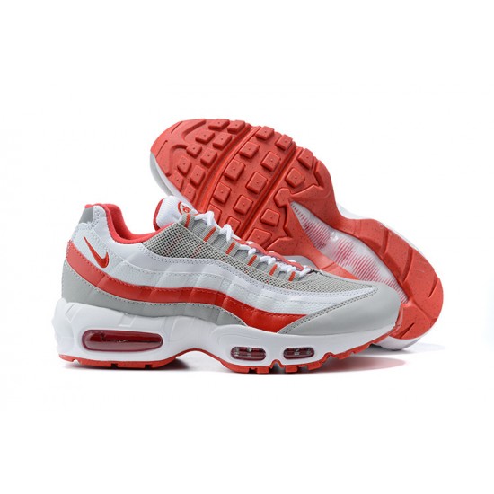 Air Max 95 TT Men Sports Shoes White Red and Grey