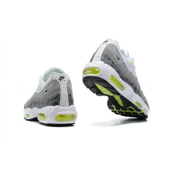 Air Max 95 TT Men Sports Shoes White and Grey
