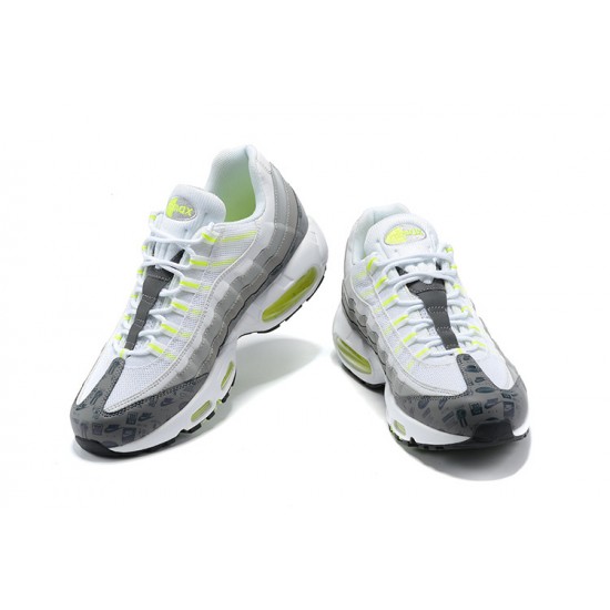 Air Max 95 TT Men Sports Shoes White and Grey