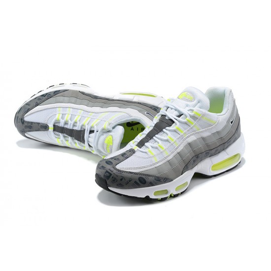 Air Max 95 TT Men Sports Shoes White and Grey