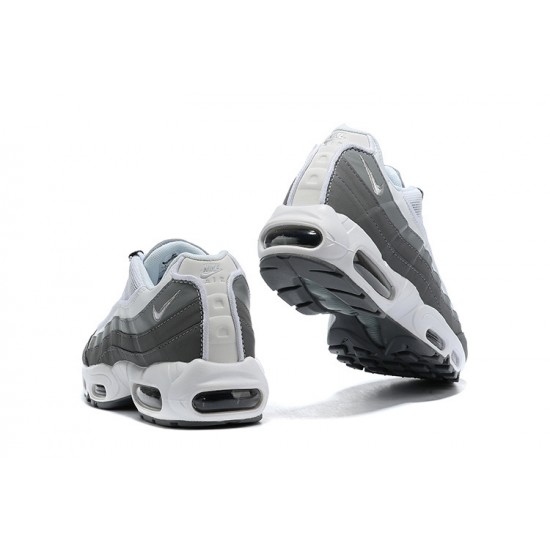 Air Max 95 TT Men Sports Shoes White and Grey