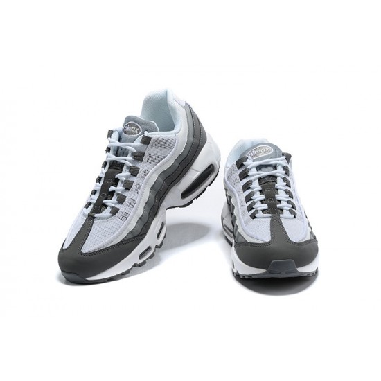 Air Max 95 TT Men Sports Shoes White and Grey