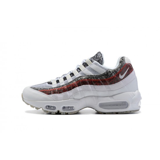 Air Max 95 TT Men Sports Shoes White and Red
