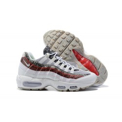 Air Max 95 TT Men Sports Shoes White and Red