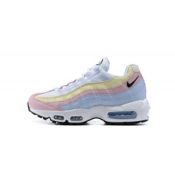 Air Max 95 TT Women Sports Shoes Blue Yellow Pink