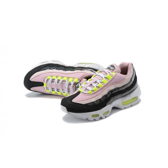 Air Max 95 TT Women Sports Shoes Pink Black White