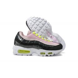 Air Max 95 TT Women Sports Shoes Pink Black White