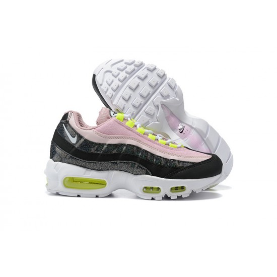 Air Max 95 TT Women Sports Shoes Pink Black White