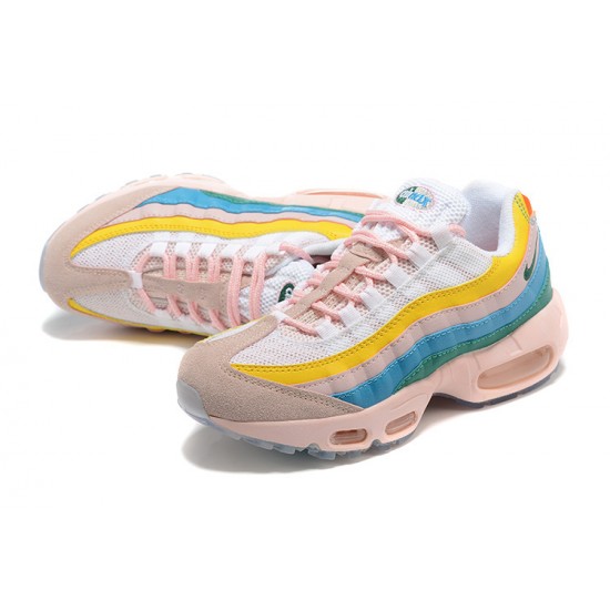 Air Max 95 TT Women Sports Shoes Yellow Pink White DQ9323-200
