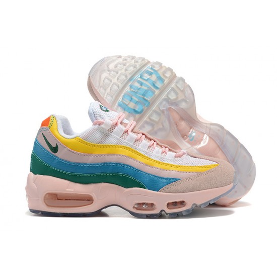 Air Max 95 TT Women Sports Shoes Yellow Pink White DQ9323-200