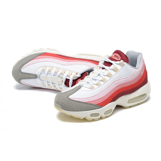 Air Max Plus Men Sports Shoes White Red