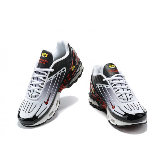 Air Max Plus 3 Men Sports Shoes Black Grey and Red CD7005-004
