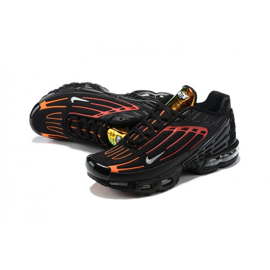 Air Max Plus 3 Men Sports Shoes Black Red CV1643-001