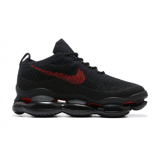 Air Max Scorpion Men Sports Shoes Black and Red 