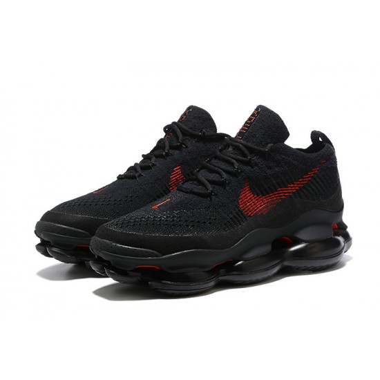 Air Max Scorpion Men Sports Shoes Black and Red 