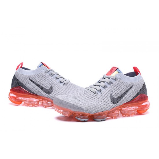 Air VaporMax Flyknit 3 Women/Men Sports Shoes Grey Red AJ6900-600