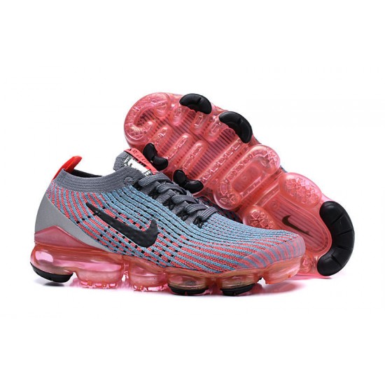 Air VaporMax Flyknit 3 Women/Men Sports Shoes Grey Red AJ6900-601