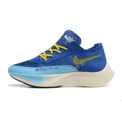 ZoomX VaporFly NEXT Men Sports Shoes Blue Yellow  